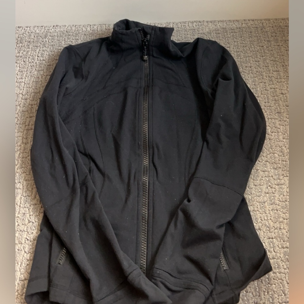 black lululemon define jacket